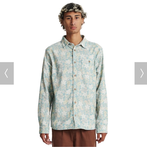 critical slide Other - Critical Slide Astro Shirt - Light Blue button down shirt